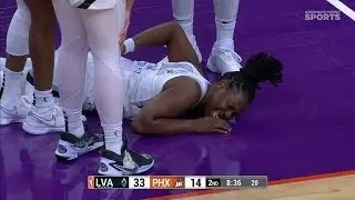 🤕 Chelsea Gray Takes BIG Hit, Leaves With Injury | Las Vegas Aces vs Phoenix Mercury WNBA basketball