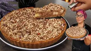 Pay de plátano y crema, postre frío 🥧🍌