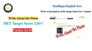 DET- Write about the photo - Practice set #4