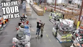 Want To See Inside LIQUIDATION PALLET Warehouse?