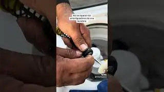 Asi se reparan los amortiguadores de una lavadora.  Fácil y rápido