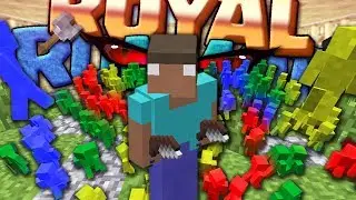 HEROBRINE VS 200 CLAY SOLDIERS - Minecraft ITA - ROYAL RUMMOB