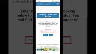 Train ticket PNR Status Check Online #pnrstatus #trainticket #vishaljey #shortvideo