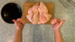 Butchering Chicken. How to remove bones from chicken. The best way.