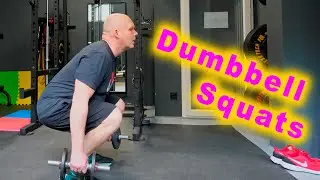 How to do dumbbell squats properly?