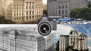 Tomando fotos a los edificios mas antiguos de Buenos aires