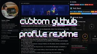Custom GitHub profile Readme