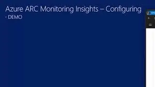 Azure ARC   Servers   Monitoring Insights