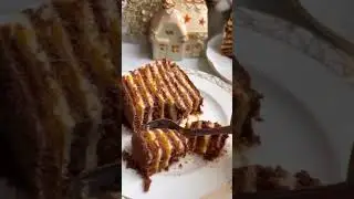 Шоколадный МЕДОВИК с облепихой и апельсином 😍🍊