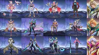 MLBB ALL UPCOMING NEW STARLIGHT SKIN || XAVIER STARLIGHT || MOBILE LEGENDS NEW SKIN || STARLIGHT ML