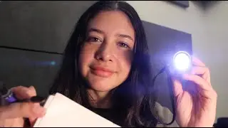ASMR Face Touching and Note Taking