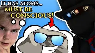 Rocks aren’t conscious, therefore souls exist...?