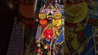 Plasma Pop Bumper Mod on a Twilight Zone Pinball Machine