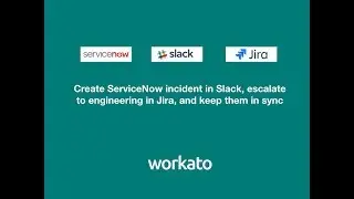 Work ServiceNow, JIRA and keep them in sync - from Slack