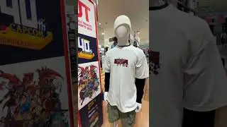 В Японии CAPCOM калабарирует с UNIQLO. Уникальные футболки. #жизньвяпонии #японскиеигры  #йокогама