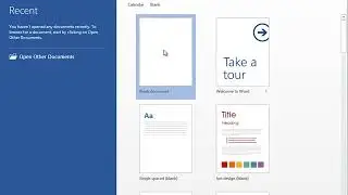 Getting started with Microsoft Word: Creating, opening and saving documents - Microsoft Word