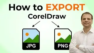 How to Export CorelDraw file to JPG and PNG | CorelDraw 2022 Tutorials
