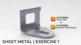 Starting Sheet Metal Design | Inventor or Fusion 360