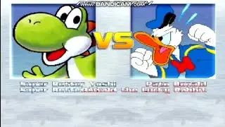MUGEN Battles Super Better Yoshi & Super Better Mario VS Donald Duck & Oswald the Lucky Rabbit