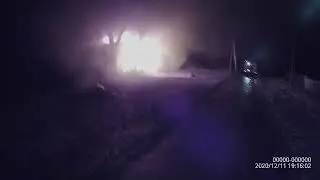 Пожар д.Дубровка Шкловский район 11.12.20
