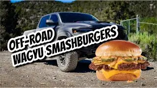 Off Road Wagyu Smashburgers w/ @blazingstarbbq