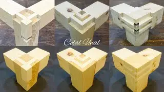Wood joining methods / Wood joints techniques / Ahşap birleştirme teknikleri