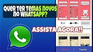 Truque!!! como ter novo tema no whatsapp