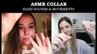 ASMR COLLAB | hand sounds and movements with Zeneia's ASMR / mouth sounds, whispering, face brushing