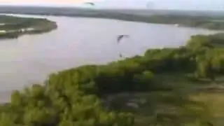 Река Ока с высоты птичьего полета (Московская область)