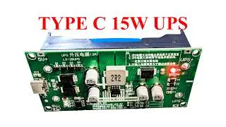 Type-C 15W  3A 18650 Lithium Battery UPS