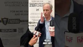 Michael CEo of Man Labs reveals his new Men’s Skin Care line at Oscars suite 2025