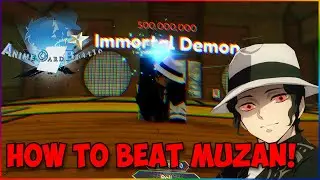 HOW TO EASILY BEAT MUZAN IN NEW ANIME CARD BATTLE UPDATE 3 (Roblox)