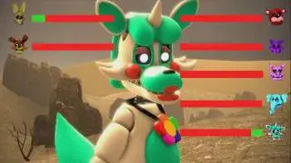 INTO THE PIT SPRING BONNIE vs POPPY PLAYTIME CHAPTER 4 SMILING CRITTERS ANIMATRONICS With HEALTHBARS