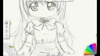 Speed painting anime using ArtRage