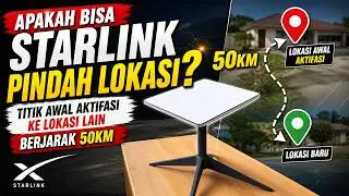 Apakah bisa starlink pindah lokas titik awal aktifasi ke lokasi lain berjarak 50km