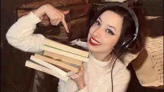 ASMR Book Haul 📚 Current Reads 📕 Recent Reads 📖 (soft spoken, page turning, reading, tapping)