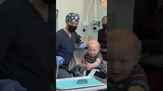 When a child knows how to distract his dentist