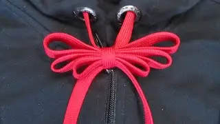 Ave Craft: How to Tie Hoodie Strings Single Bow. Easy instructions for tying hoodie knots.
