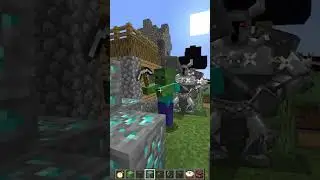 Villager took a Legend that have ping 1331 in Minecraft #shorts #meme #memes