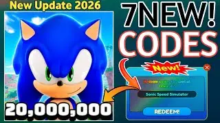 💥 RACING 💥 SONIC SPEED SIMULATOR CODES IN JANUARY 2026 - ROBLOX SONIC SPEED SIMULATOR CODES 2025