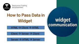 Widget Communication in Portal | How to pass data between HTML, client controller and server script