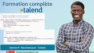 Utilisation des routines Java (Using Routines in Talend)  – Talend Data Integration #29