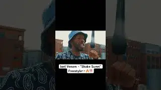 Joel Venom Kills “Shake Sumn” Freestyle 🔥👀🤦🏿‍♂️ #joelvenom #shakesumn #freestyle #dababy #shorts
