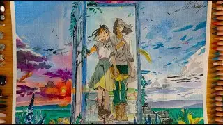 Drawing - Suzume (すずめの戸締まり, Suzume no Tojimari)