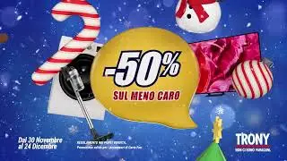 Da Trony SCONTO 50%! Compra 2 prodotti, il meno caro lo paghi la metà!