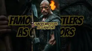 AI Imagines Famous Wrestlers as Gladiators #shorts #viral #shortsvideo #wrestler #gladiator #aiart