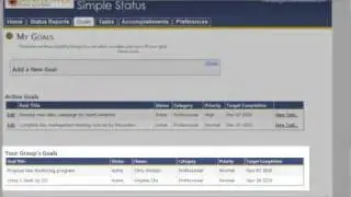 Track Goals, Tasks, Accomplishments, and Status Reports with Simple Status