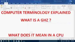 Fixit What is a Ghz and what does it mean in the computer and CPU speeds