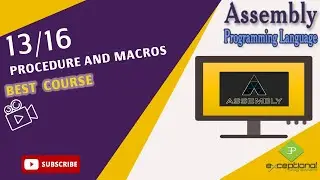 Procedure And Macros In Assembly Program | How to make procedure in assembly language Part 13/16