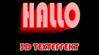 3D Texteffekt erzeugen mit Inkscape, Inkscape tutorial deutsch